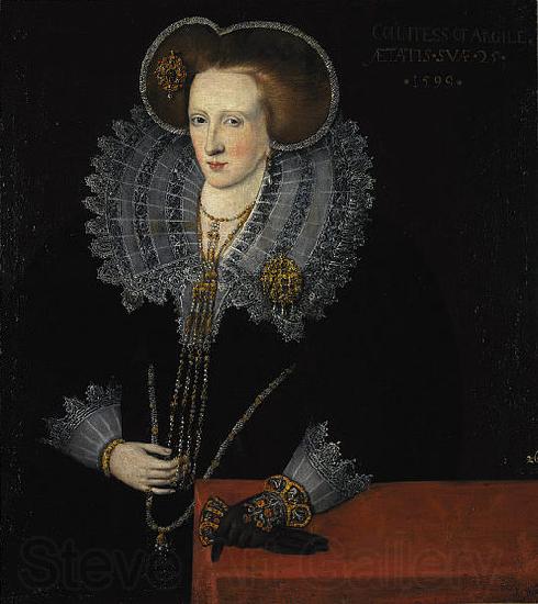 Adrian Vanson Countess of Argyll France oil painting art